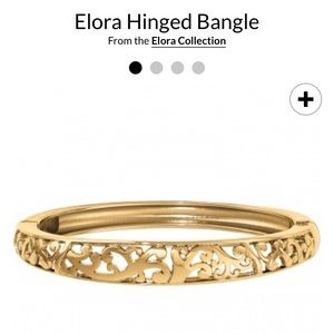 Brighton Elora hinged gold bangle